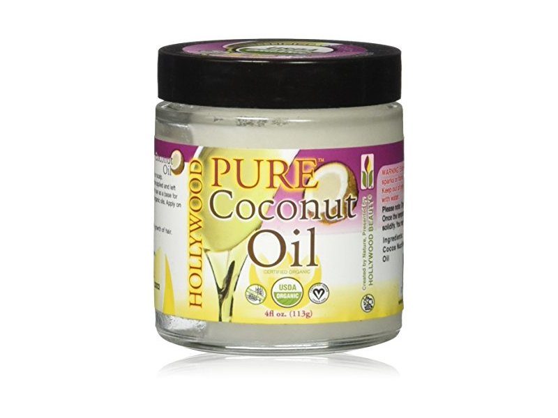 Hollywood Beauty Pure Coconut Oil, 4 fl oz/113 g