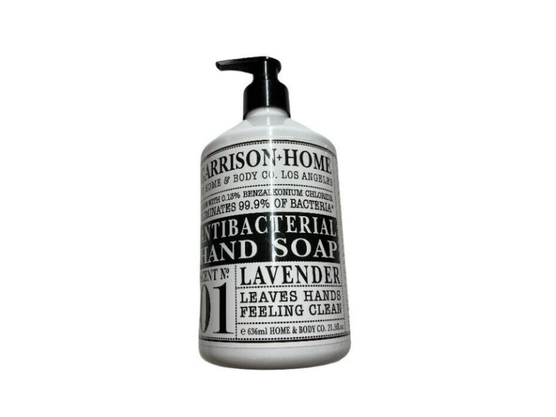 Home & Body Company Garrison+Home Antibacterial Hand Soap, 01 Lavender, 636 mL/21.5 fl oz