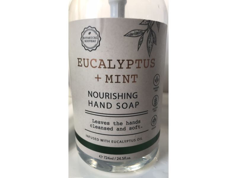 Home & Body Company Nourishing Hand Soap, Eucalyptus + Mint, 24.5 fl oz/724 ml