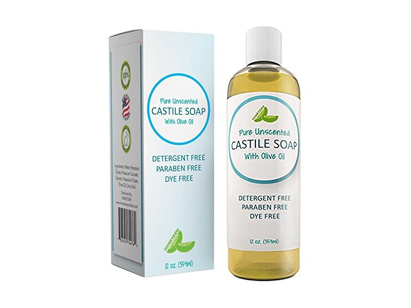 Honeydew Pure Castile Soap with Olive Oil, Unscented, 12 oz