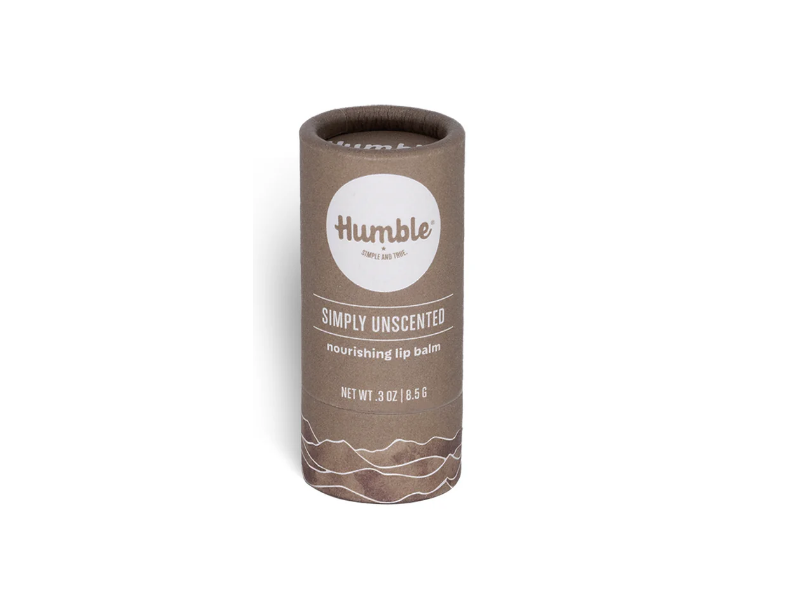 Humble Nourishing Lip Balm, Simply Unscented, 0.3 oz/8.5 g