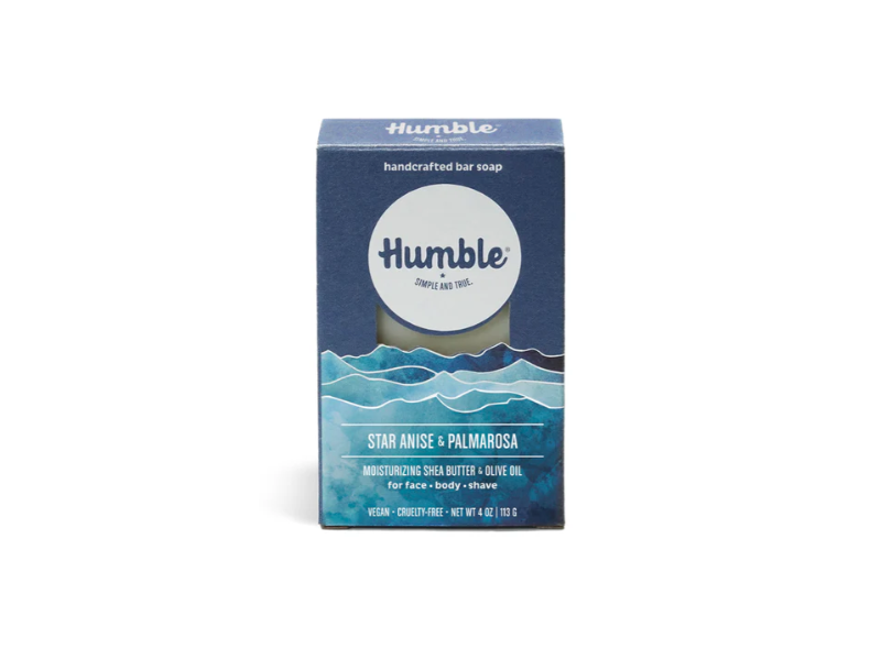 Humble Simple & True Handcrafted Bar Soap, Star Anise & Palmarosa, 4 oz/113 g