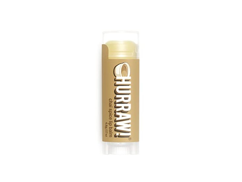 Hurraw! Lip Balm, Chai Spice, 0.17 oz/4.8 g