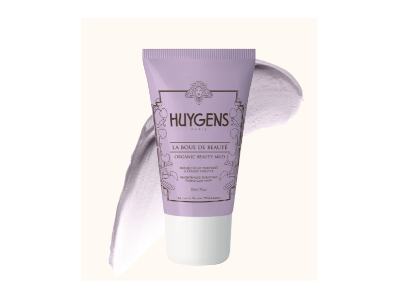 Huygens Brightening Purifying Purple Clay Mask, 1.7 fl oz/20 mL