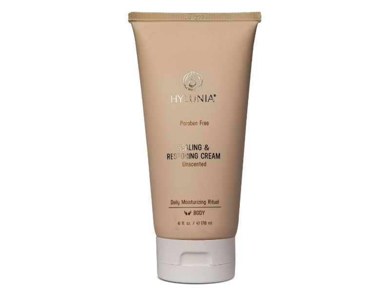 Hylunia Healing & Restoring Body Cream, Unscented, 6 fl oz/175 mL