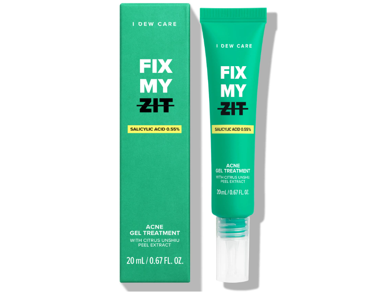 I Dew Care Fix My Zit Acne Gel Treatment, Salicylic Acid, 0.67 fl oz/20 mL