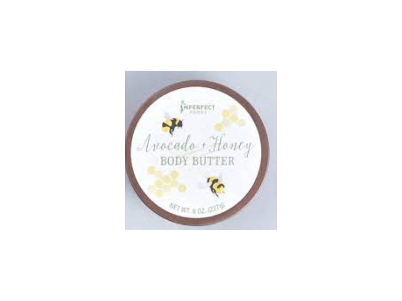 Imperfect Foods Body Butter, Avocado + Honey, 8 oz/227 g