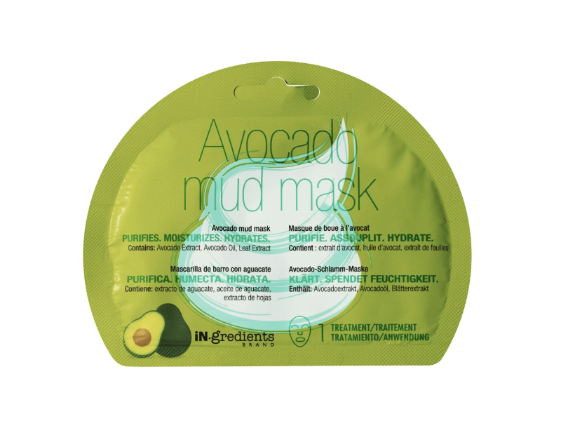 iN.gredients Avocado Mud Mask, 1 Count