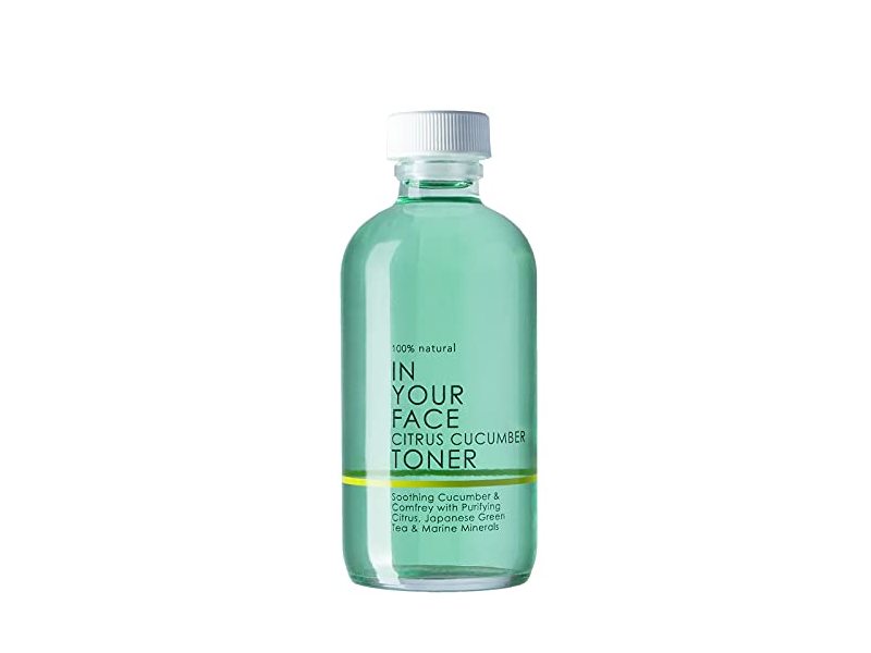 In Your Face Toner, Citrus Cucumber, 4 fl oz/120 mL