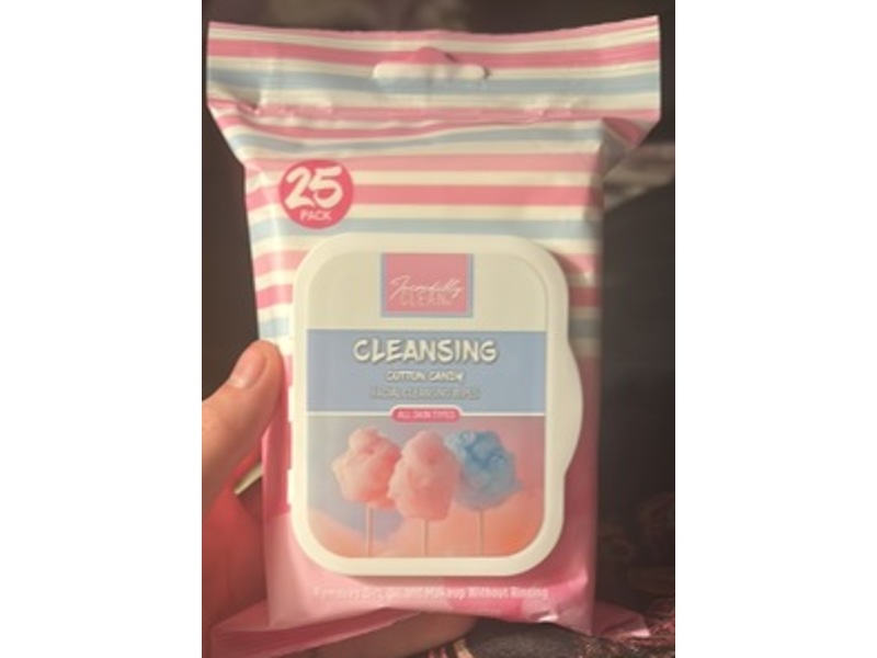 Incredibly Clean Facial Cleansing Wipes, Cotton Candy, 25 Count
