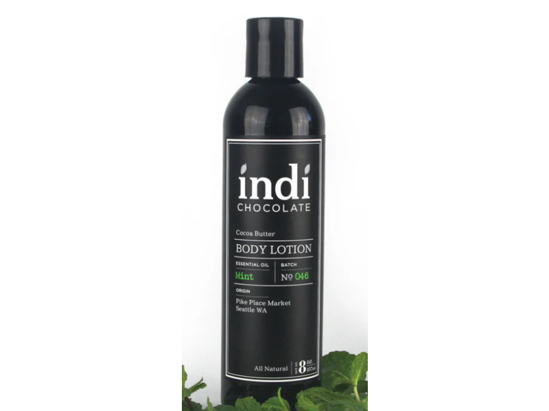 Indi Chocolate Body Lotion, Cocoa Butter, 8 oz