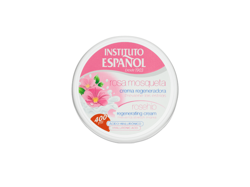 Instituto Espanol Rosehip Regenerating Cream, Hyaluronic Acid, 13.6 fl oz/400 mL