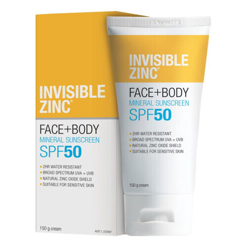 Face + Body Mineral Sunscreen SPF 50