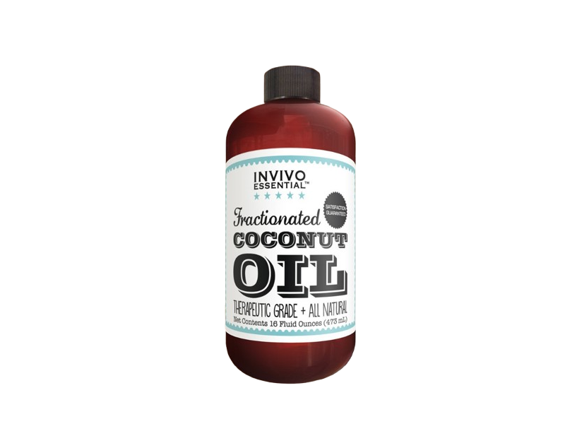 Invivo Essential Therapeutic Grade + All Natural Fractionated Coconut Oil, 16 fl oz/473 mL