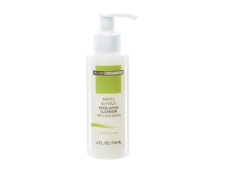 IR Labs Beauty Care Gentle Glycolic Exfoliating Cleanser with AHA & BHA
