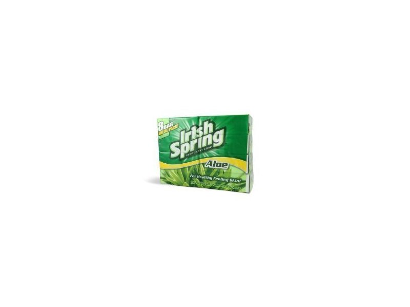 Irish Spring Aloe Deodorant Bar Soap, 3.75 oz bar