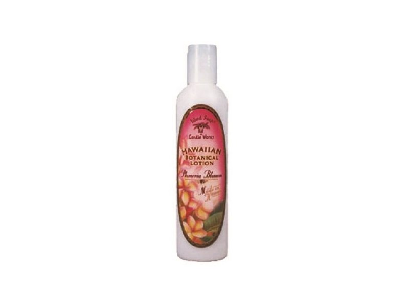 Island Soap & Candle Works Lotion, Plumeria Blossom, 8.5 Ounce