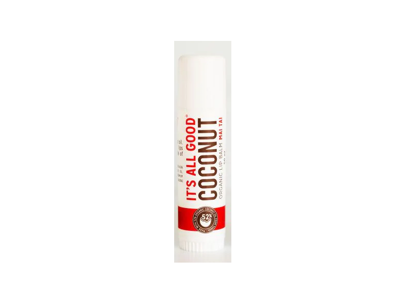 It's All Good Coconut Organic Lip Balm, Mai Tai, 0.50 oz
