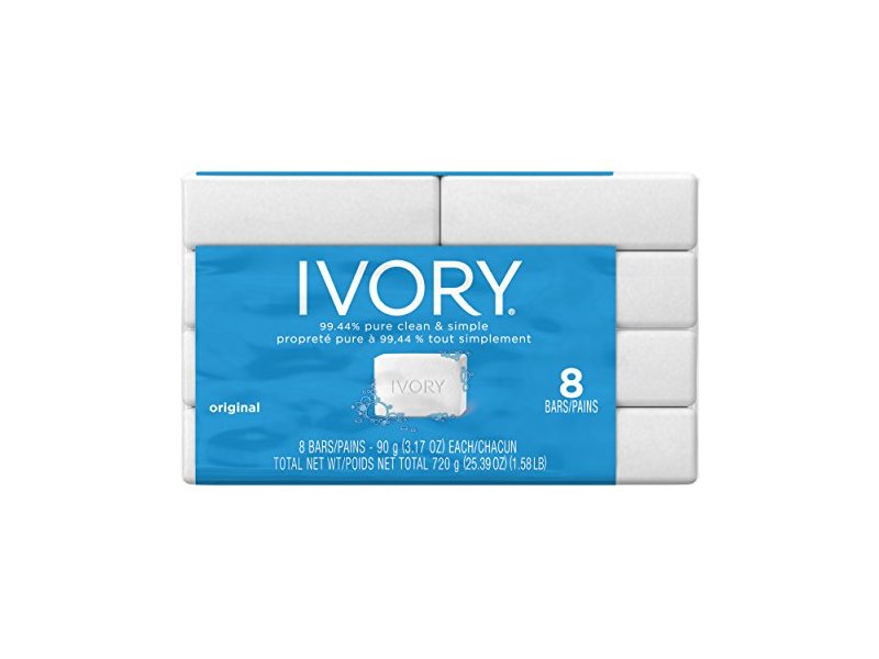 Ivory Bar, Original Scent, 3.17 oz (8 pack)