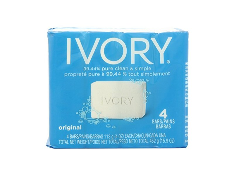 Ivory Original Bath Size Bars (4 Oz), 15.9 Ounce