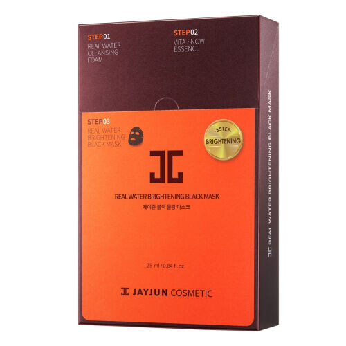 Real Water Brightening Black Mask