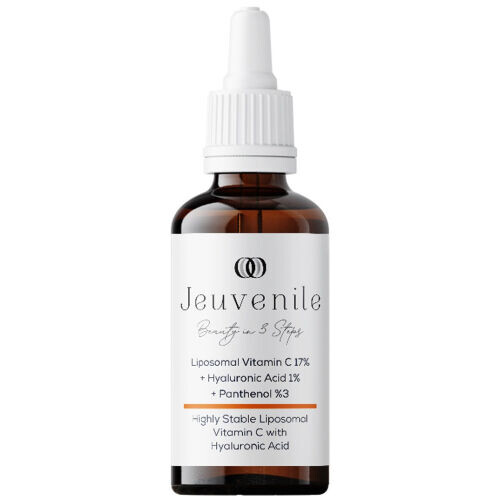 Liposomal Vitamin C %17 + Hyaluronic Acid %1 + Panthenol %3 C Face Serum