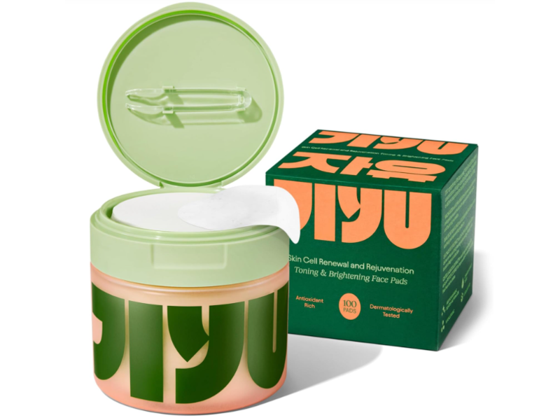 Jiyu Toning & Brightening Face Pads, 100 Count