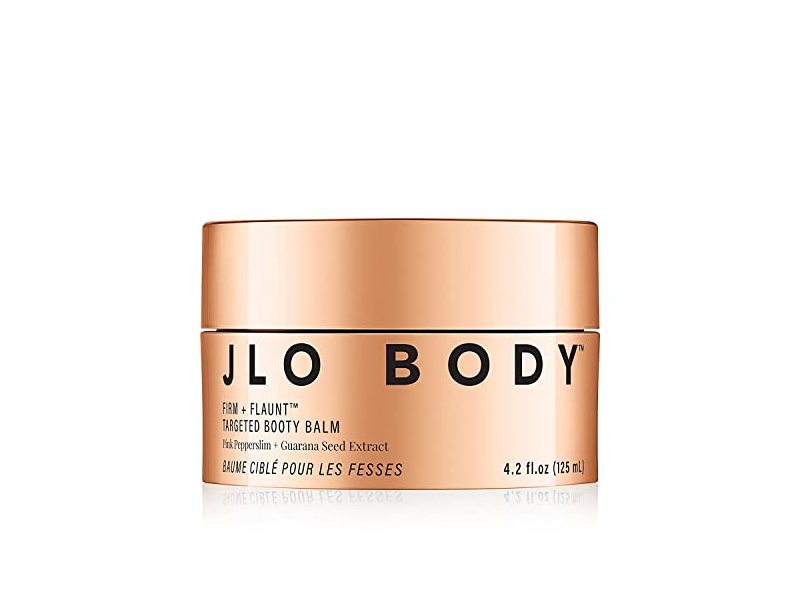 Jlo Firm + Flaunt Targeted Booty Balm, Pink Pepperslim + Guarana Seed Extract, 4.2 fl oz/125 mL