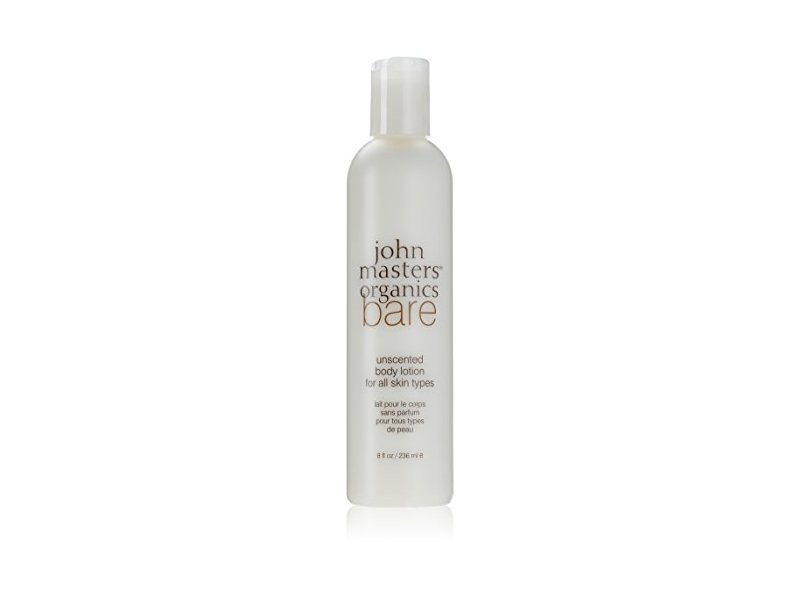 John Master Organics Bare Unscented Body Lotion, 8 fl oz