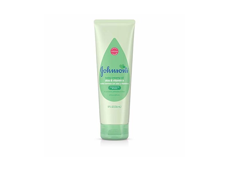 Johnson’s Creamy Oil Moisturizing Baby Body Lotion, 8 fl. oz (Pack of 1)