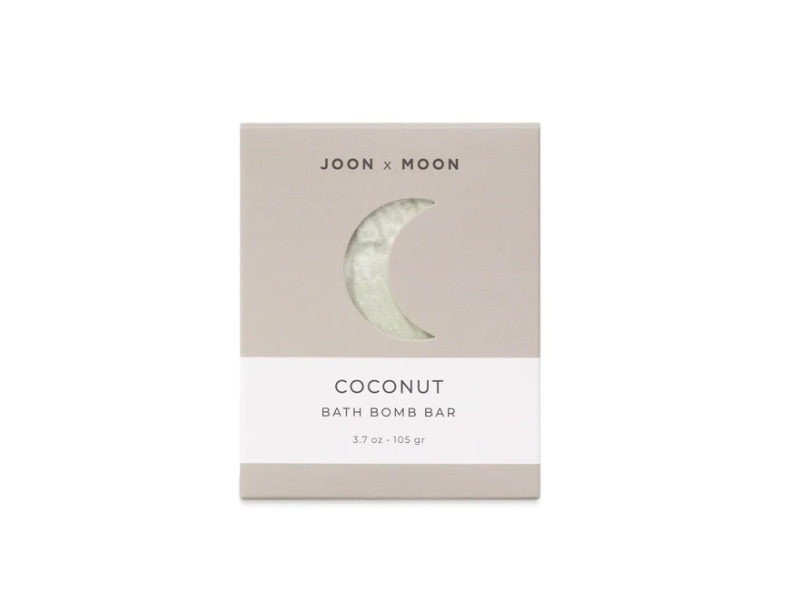 Joon X Moon Bath Bomb Bar, Coconut, 3.7 oz/1.5 g