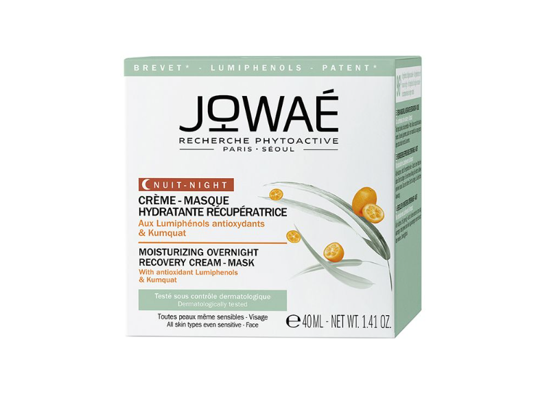 Jowae Moisturizing Overnight Recovery Cream-Mask, 1.41 oz/40 mL