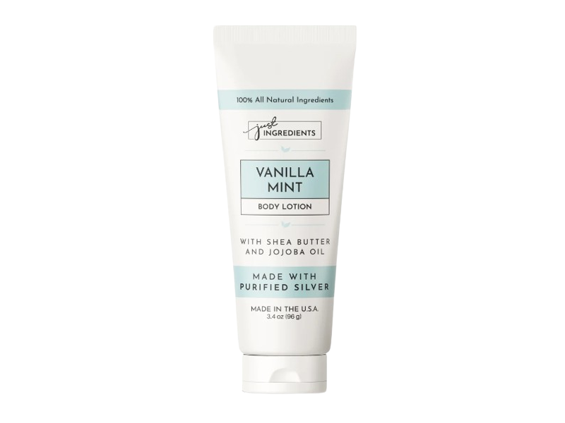 Just Ingredients Body Lotion, Vanilla Mint, 3.4 oz/96 g