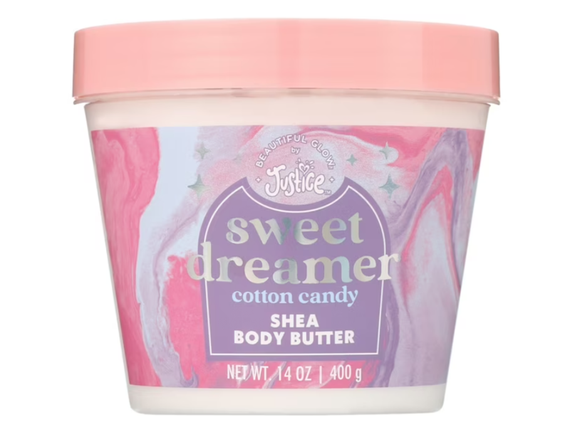 Justice Sweet Dreamer Body Butter, Cotton Candy, 14 oz/400 g