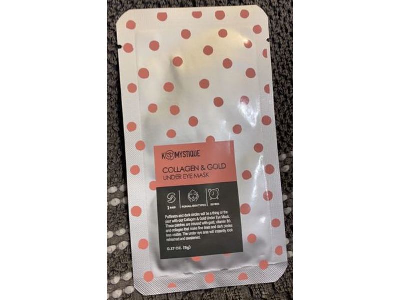 K-Mystique Collagen & Gold Under Eye Mask, 0.17 oz/6 g
