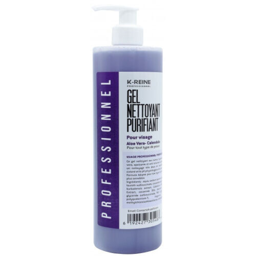 Gel Nettoyant Purifiant Pour Visage Aloe Vera- Calendula