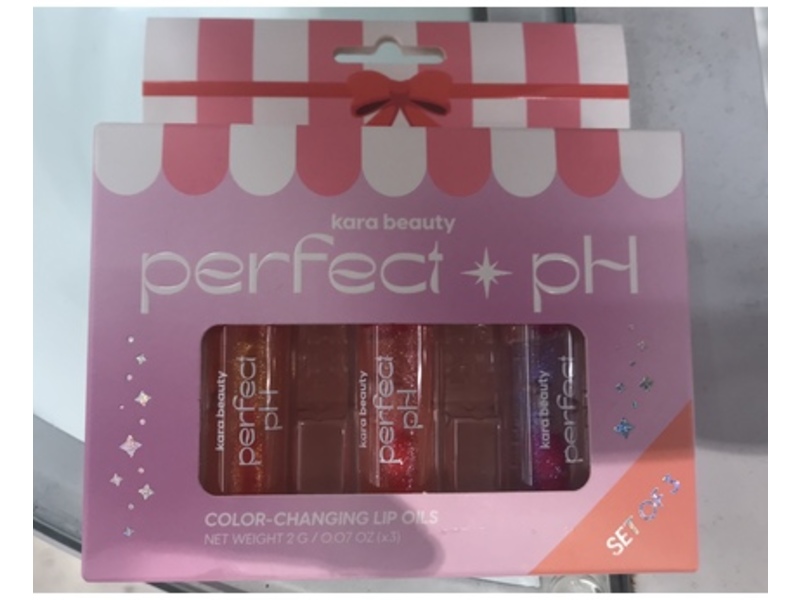 Kara Beauty Perfect Color-Changing Lip Oil Set, Flirty + Cheeky + Zesty