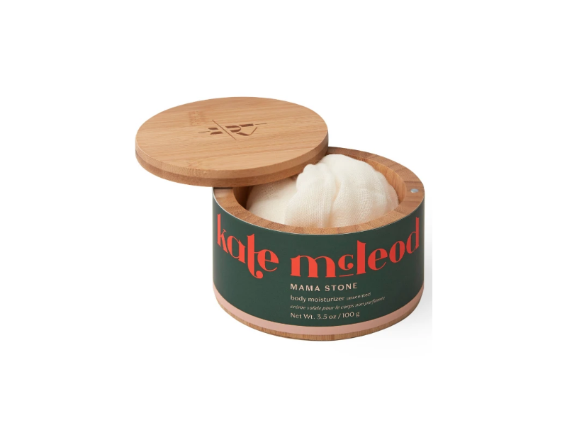 Kate Mcleod Mama Stone Body Moisturizer, Unscented, 3.5 oz/100 g