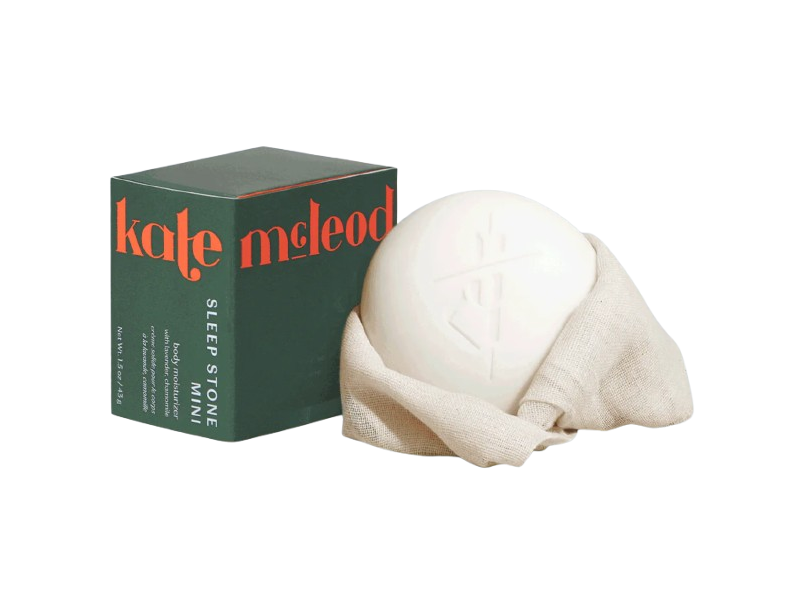 Kate McLeod Sleep Stone Body Moisturizer, Lavender + Chamomile, 1.5 oz/43 g