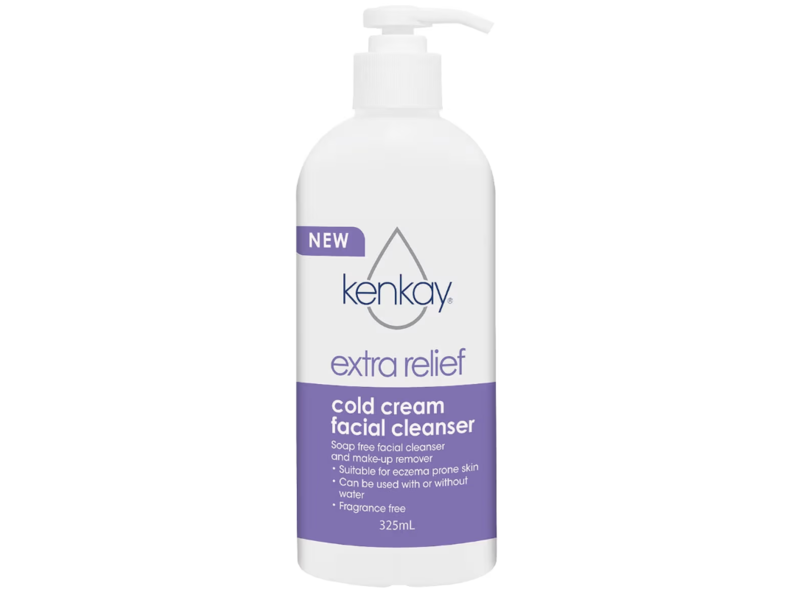 Kenkay Extra Relief Cold Cream Facial Cleanser, 325 mL