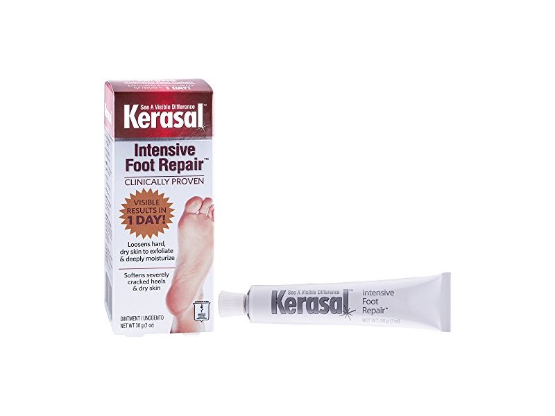 Kerasal Intensive Foot Repair, Exfoliating Foot Moisturizer 1 oz