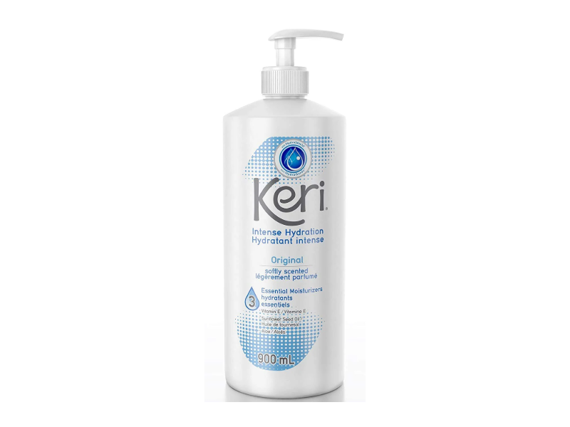Keri Intense Hydration Lotion, Vitamin E + Sunflower Seed Oil & Aloe, 900 mL