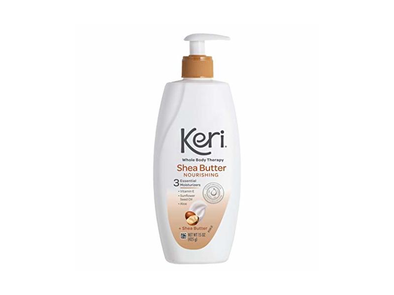 Keri Whole Body Therapy Nourishing Lotion, Shea Butter,15 oz/425 g