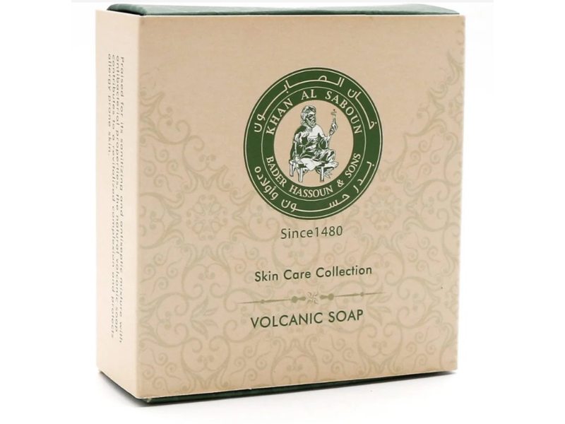 Khan Al Saboun Skin Care Collection Volcanic Soap, 100 g
