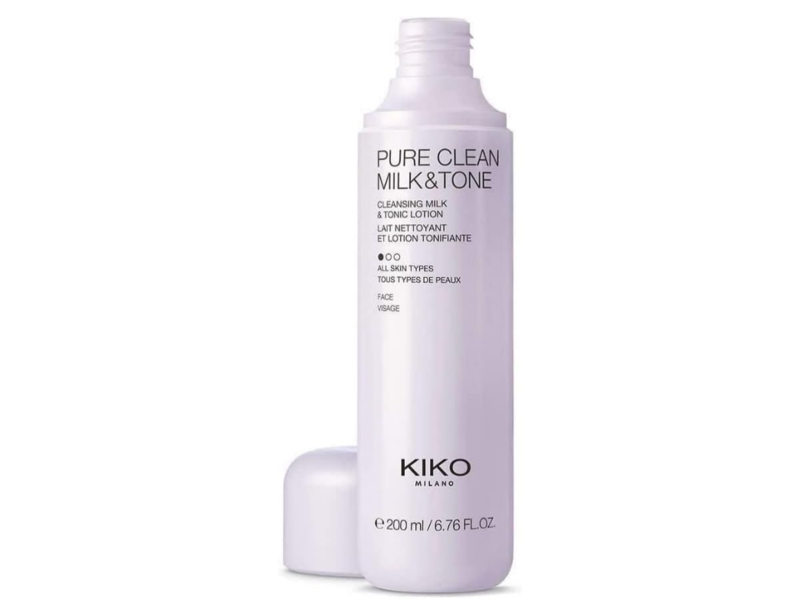 Kiko Milano Pure Clean Milk & Tone, 6.76 fl oz/200 mL