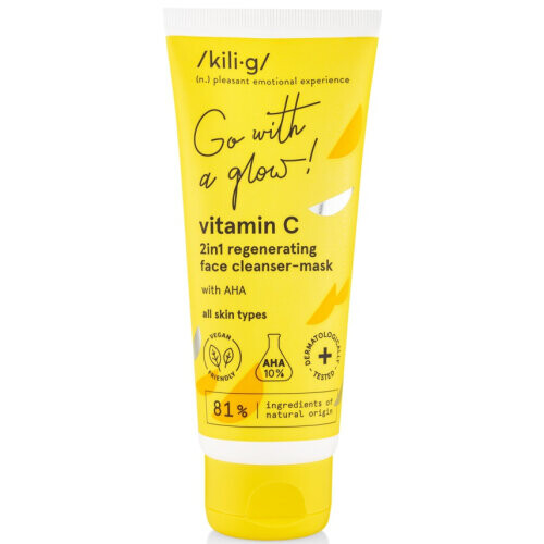 Vitamin C 2in1 Regenerating Face Cleanser-Mask