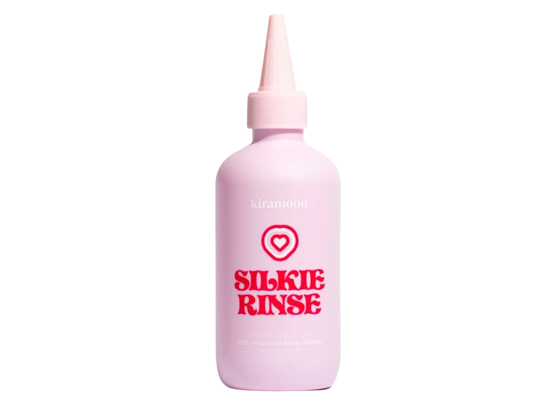 Kiramoon Silkie Rinse Gentle Hydrating Facial Cleanser, Ceramides + Rose Water, 6 oz/180 mL