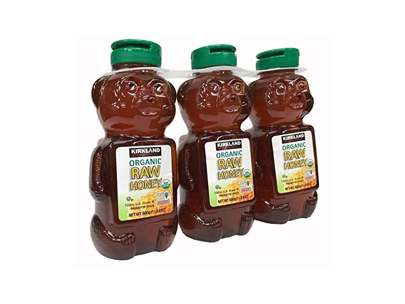 Kirkland Signature Raw Organic Honey Bear, 24 oz
