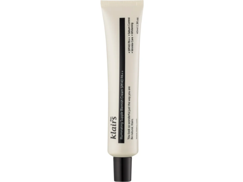 Klairs Illuminating Supple Blemish Cream, SPF 40 PA++, 1.3 fl oz/40 ml