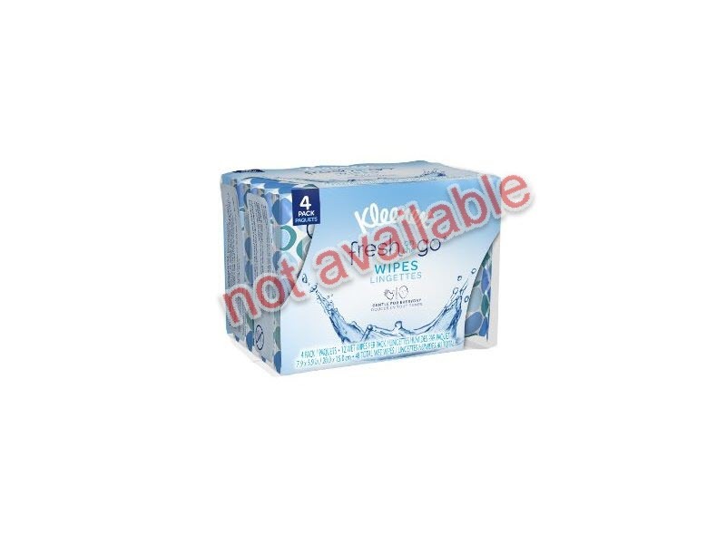 Kleenex Fresh On The Go Moist Wipes, 12 count (not available)